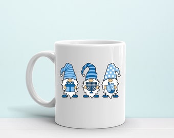 Hanukkah Mug- Hanukkah Gnomes- Hanukkah Gifts- Gifts for Hanukkah, 11/15 Hanukkah Mug, Holiday Gifts 2021, Festival of Lights