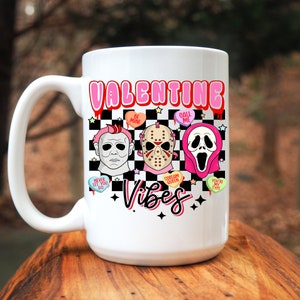 Valentine&#39;s Day Mug, Scary Mug, Horror  Mug, Scream Mug, Cult Classic