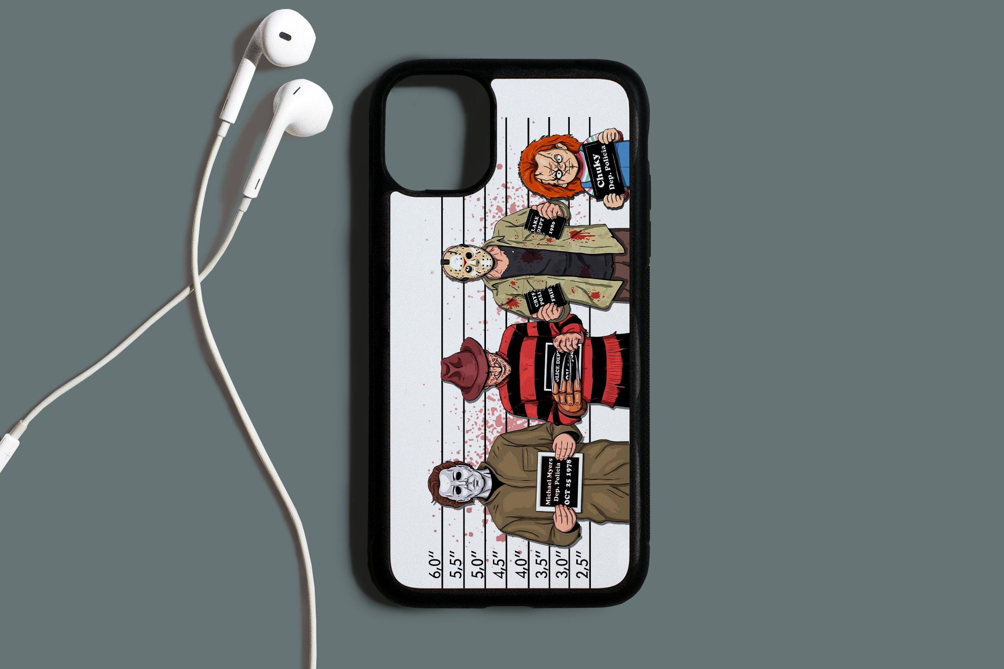 Horror Movie Friday The 13th Jason Voorhees Pattern Phone Case for IPhone  5s 6 6S 7 7 Plus X XR XS MAX Samsung S3 S4 S5 S6 S7 S8 S9 Note8 9 PLUS NOTE