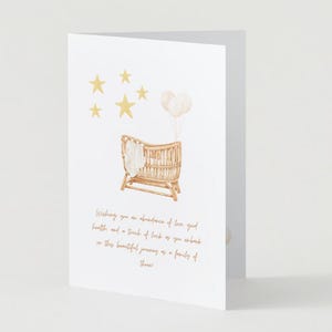 Nouveau bébé / Bébé arrive Carte de vœux