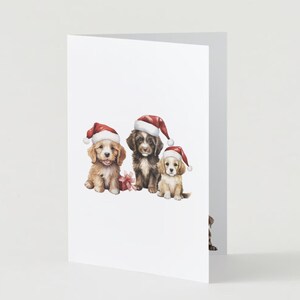 Carte des Fêtes pour chiot