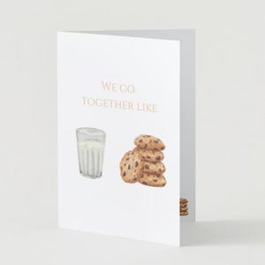 Carte Lait et Biscuits