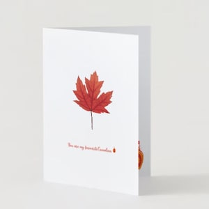 Carte de voeux canadienne préférée