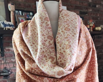 Yak Wool Shawl, Chunky Scarf, Throw Blanket, Paisley & Floral prints reversible handloom Soft Wool Shawl, Soft oversized outfit.