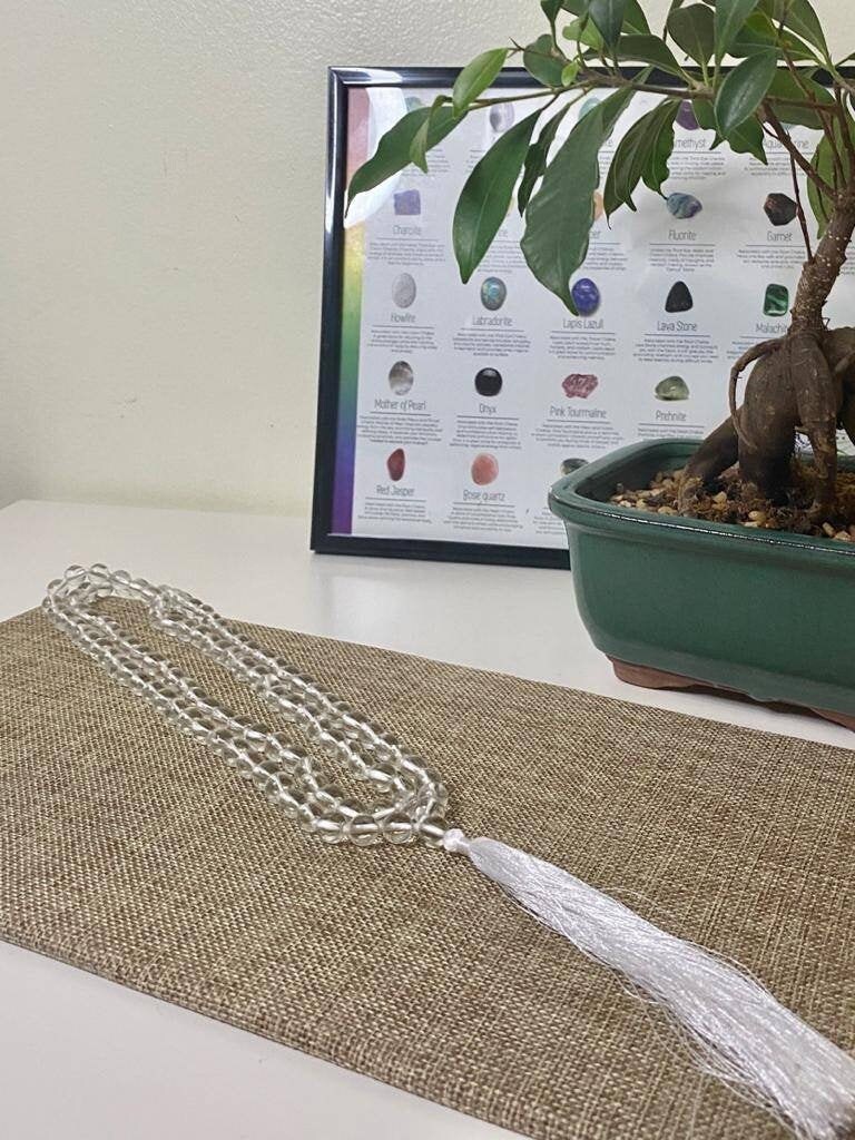 108 Mala Beads Necklace Prayer Beads Meditation Beads Of 8 Etsy