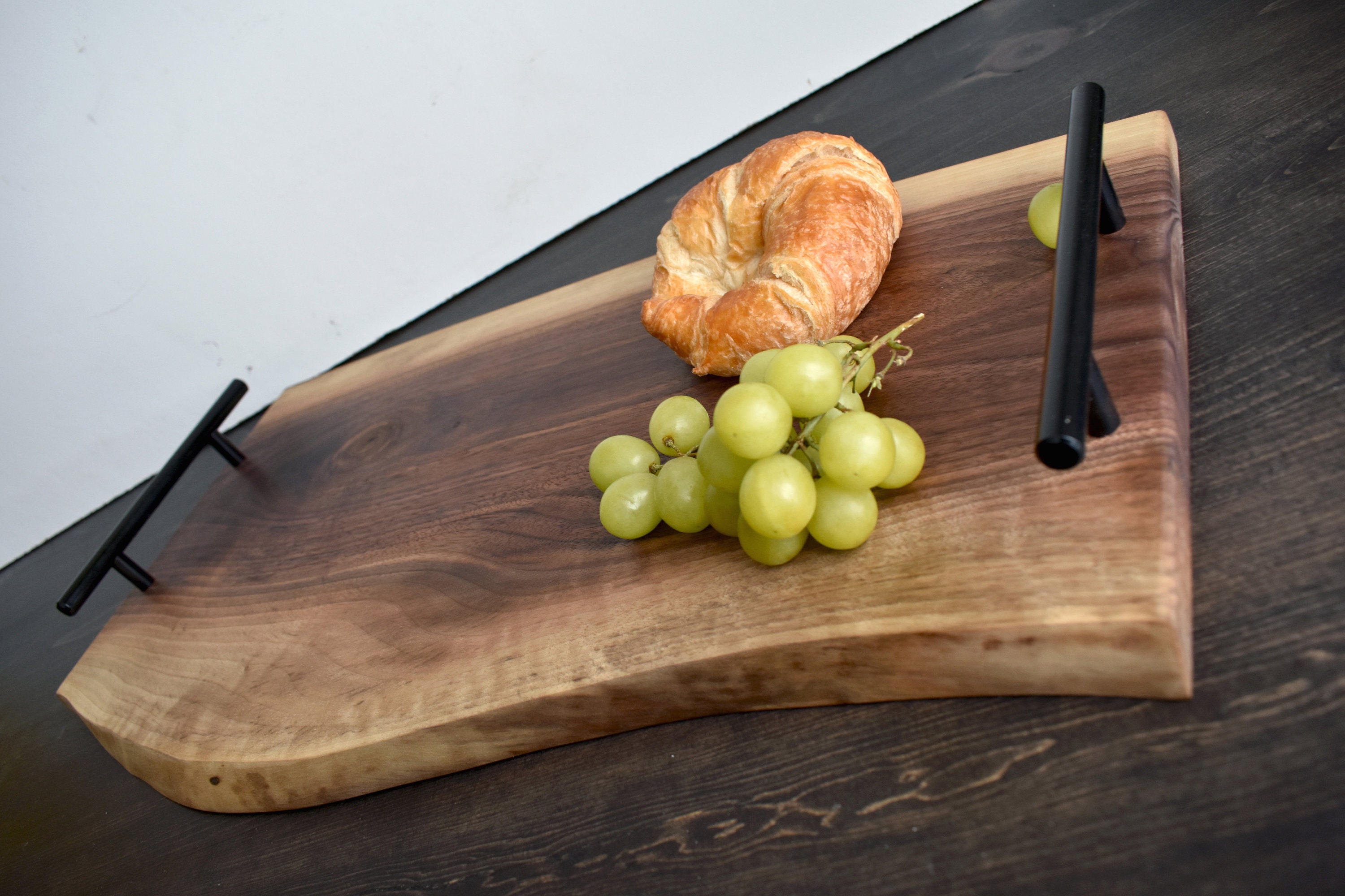 Black walnut serving tray Etsy