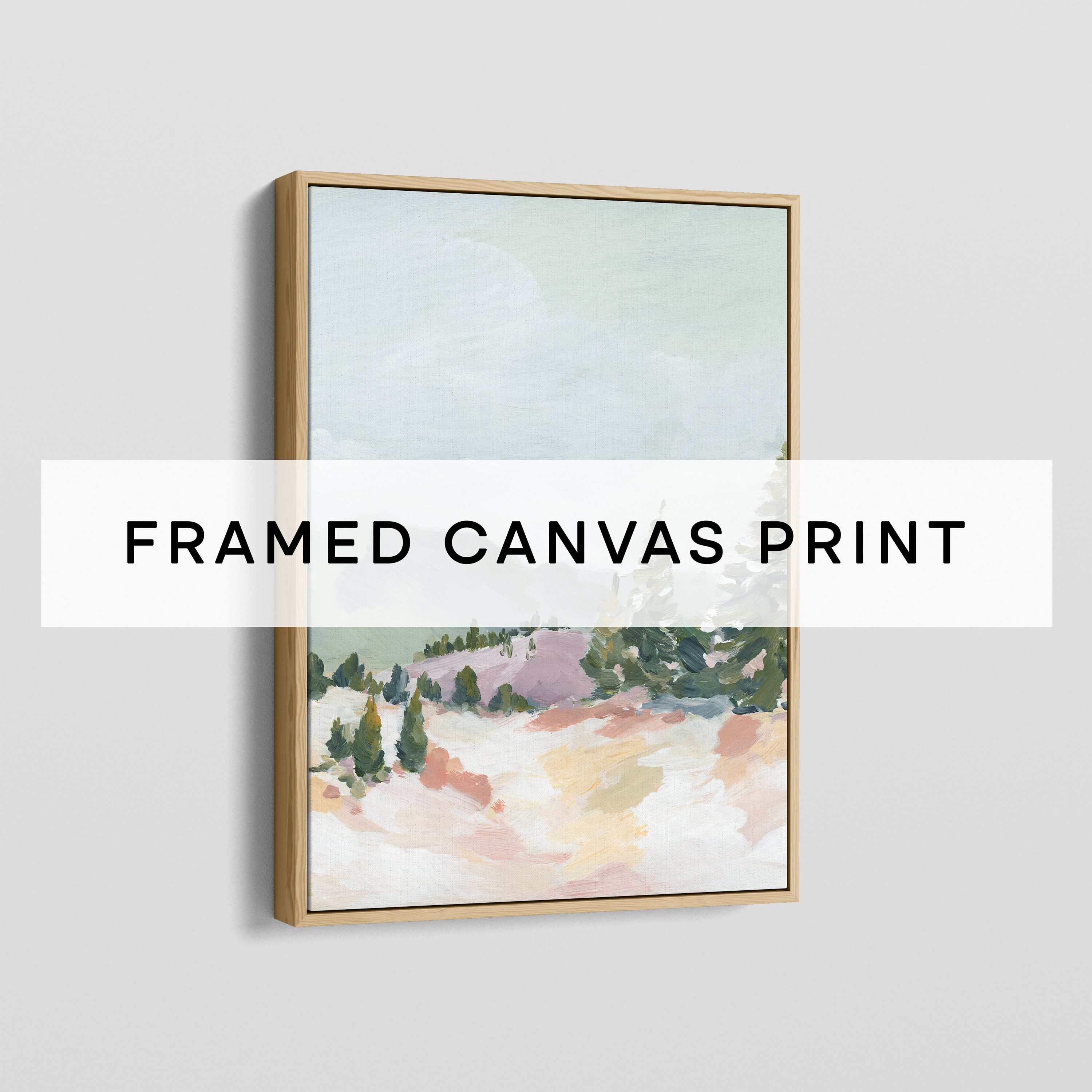 Combo Pack: Floater Frame + 20x20 inch Stretched Canvas for Painting,  1-3/8 Thick Frame + 3/4 Deep Stretched Canvas with 12 oz Primed 100%  Cotton