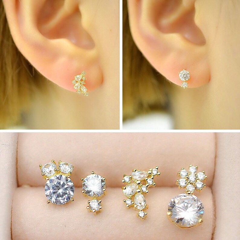 10k gold earrings