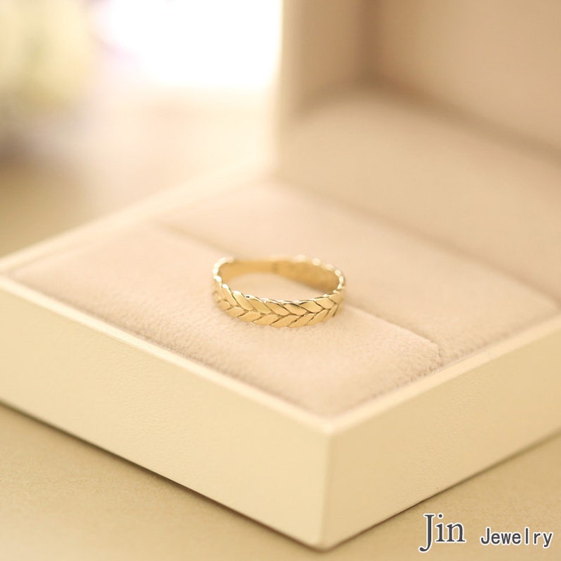 14k gold ring.