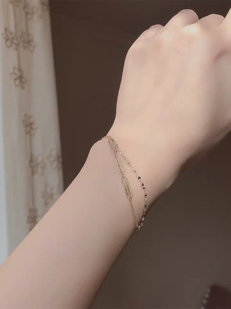 14k gold bracelet.
