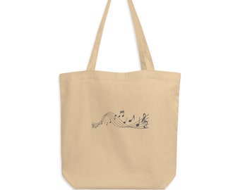 Notas musicales Bolsa de tela