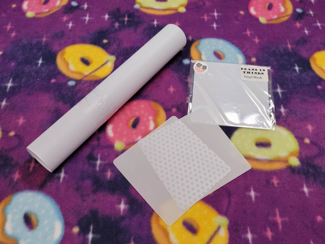 PVC Mesh Fabric for Making See Through Eyes or Hidden Eye Holes in