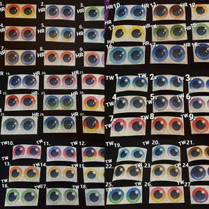 LIQUIDACIÓN Ojos de malla de bucarán degradados con corazón y brillo, estilos 1-27 con respaldo negro, traje de piel peludo, disfraces de mascota animal, máscaras de cosplay, cabezas