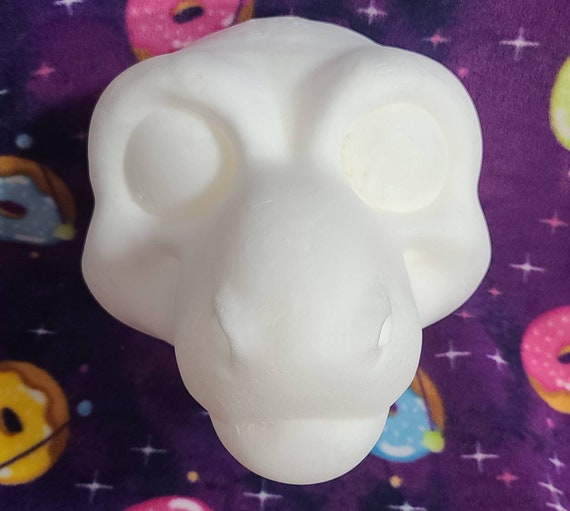 Dutch Angel Dragon Fursuit Head Base in Cast Foam