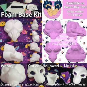DIY Toony Point Nose Dragon Fursuit Head Kit Dragon Fursuit Head Blank for Moving Jaw Fursuit Head Base Kids Fursuit Mask Furry Cosplay Mask