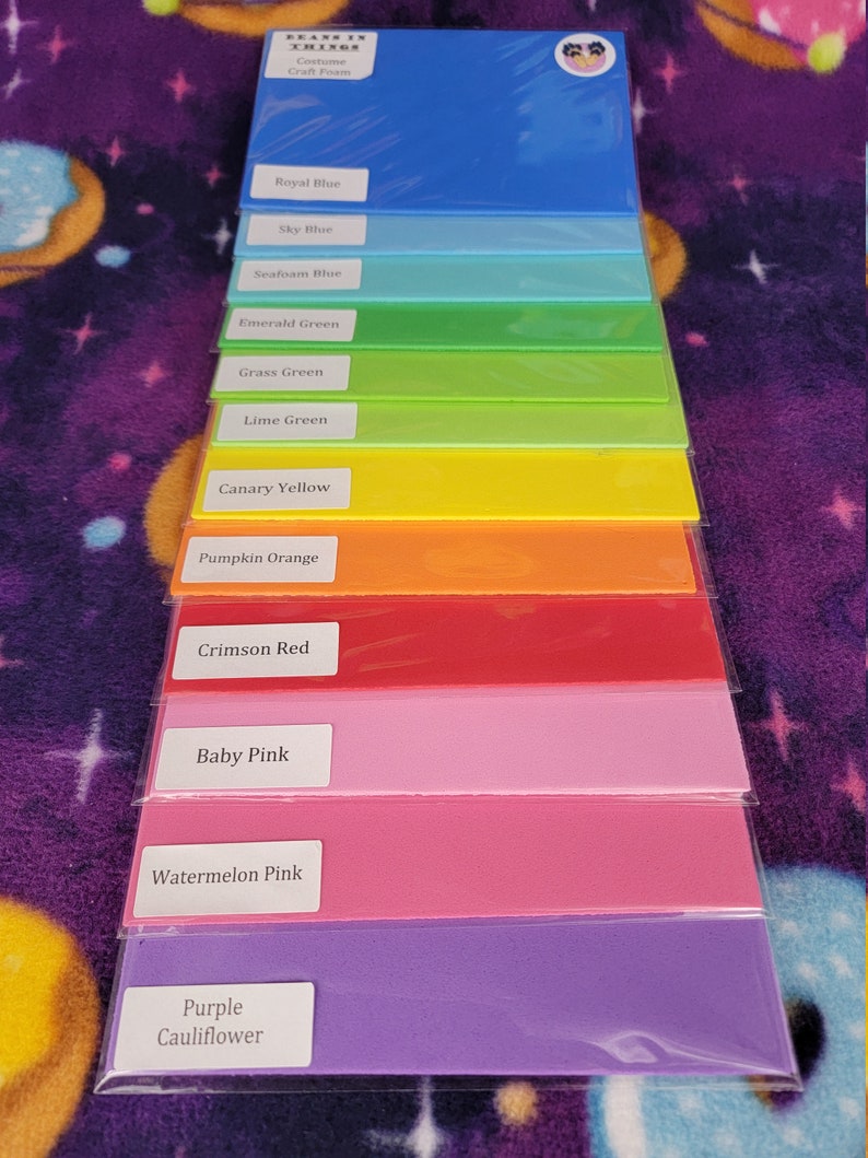 Craft Foam 2mm Thick Soft Flexible and Heat Formable Sheet Etsy