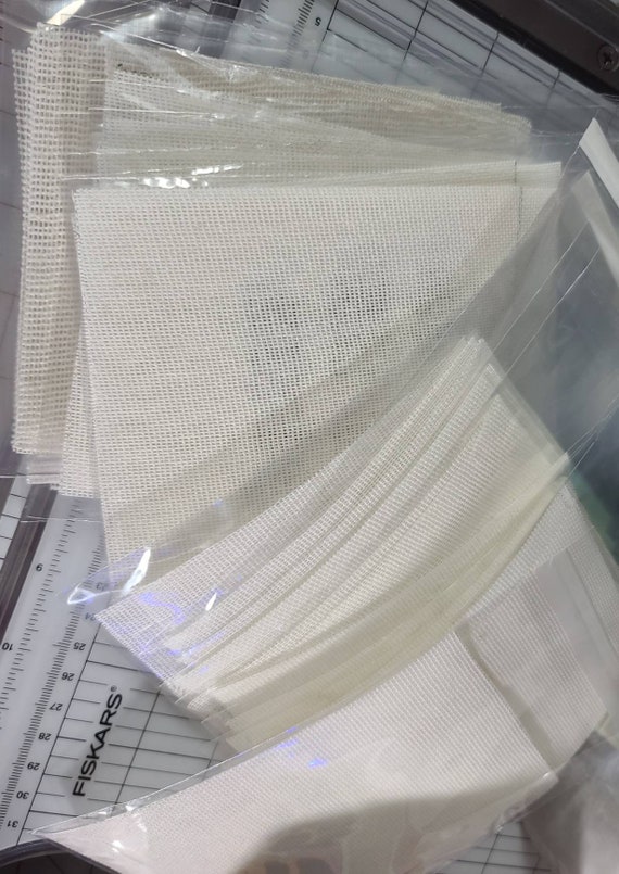 High Vision Buckram Mesh Fabric Remnant Pack for Making See Through Eyes or  Hidden Eye Duct Holes and Vents in Masks and Fursuit Heads 