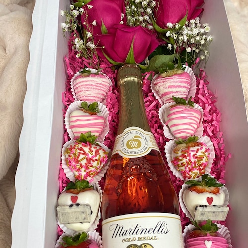 Rose and Wine Box 20x7x4 contents NOT Included Box Only Etsy