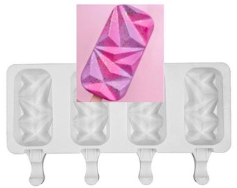 Geometrical Cakesicle Mold | 4-CAVITY | Great Quality
