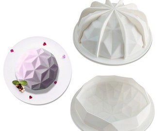Round Diamond Geometrical Large Mold