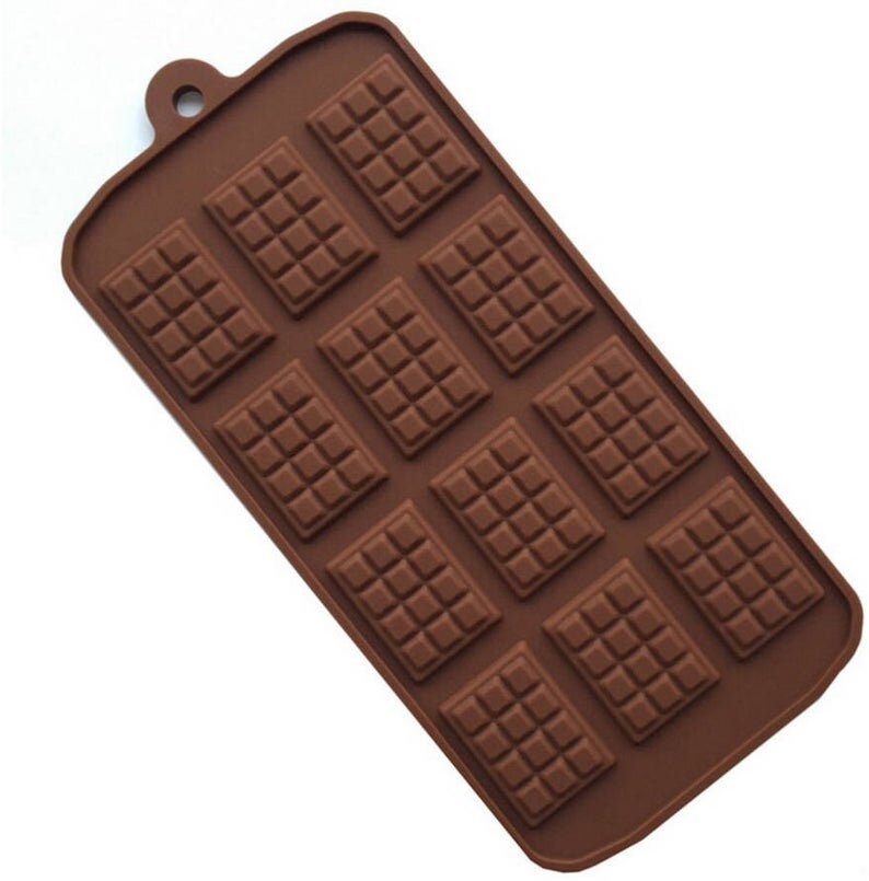 Mini Chocolate Bar Mold Silicone Food Grade 12 Cavity Etsy