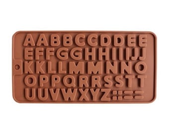 26 Alphabet Letter Silicone Mold