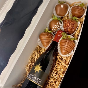 Mini Wine Box | Dozen Chocolate Covered Strawberries Box | Cookie Box | Cupcake Box: 13&quot;x4&quot;x4&quot;  (BOX ONLY)