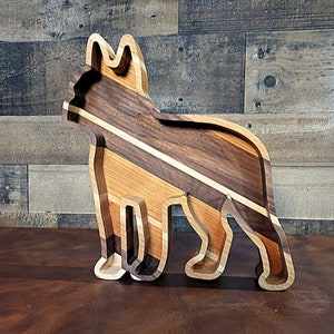 Personalized Boston Terrier Dog Wood Tray Bild 6