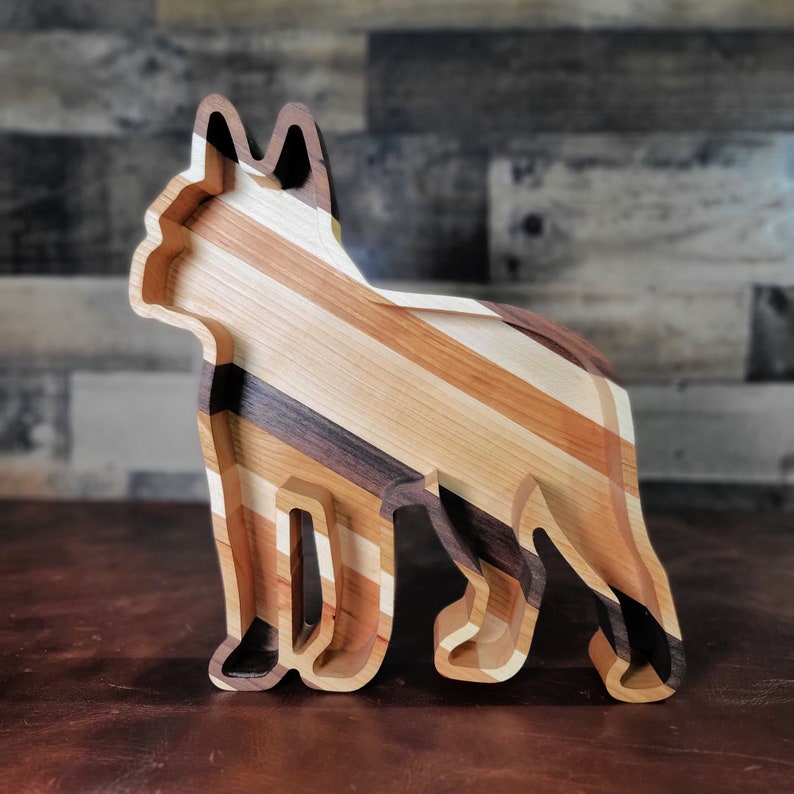 Personalized Boston Terrier Dog Wood Tray Bild 2