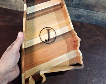 Personalized Alabama Wood Tray