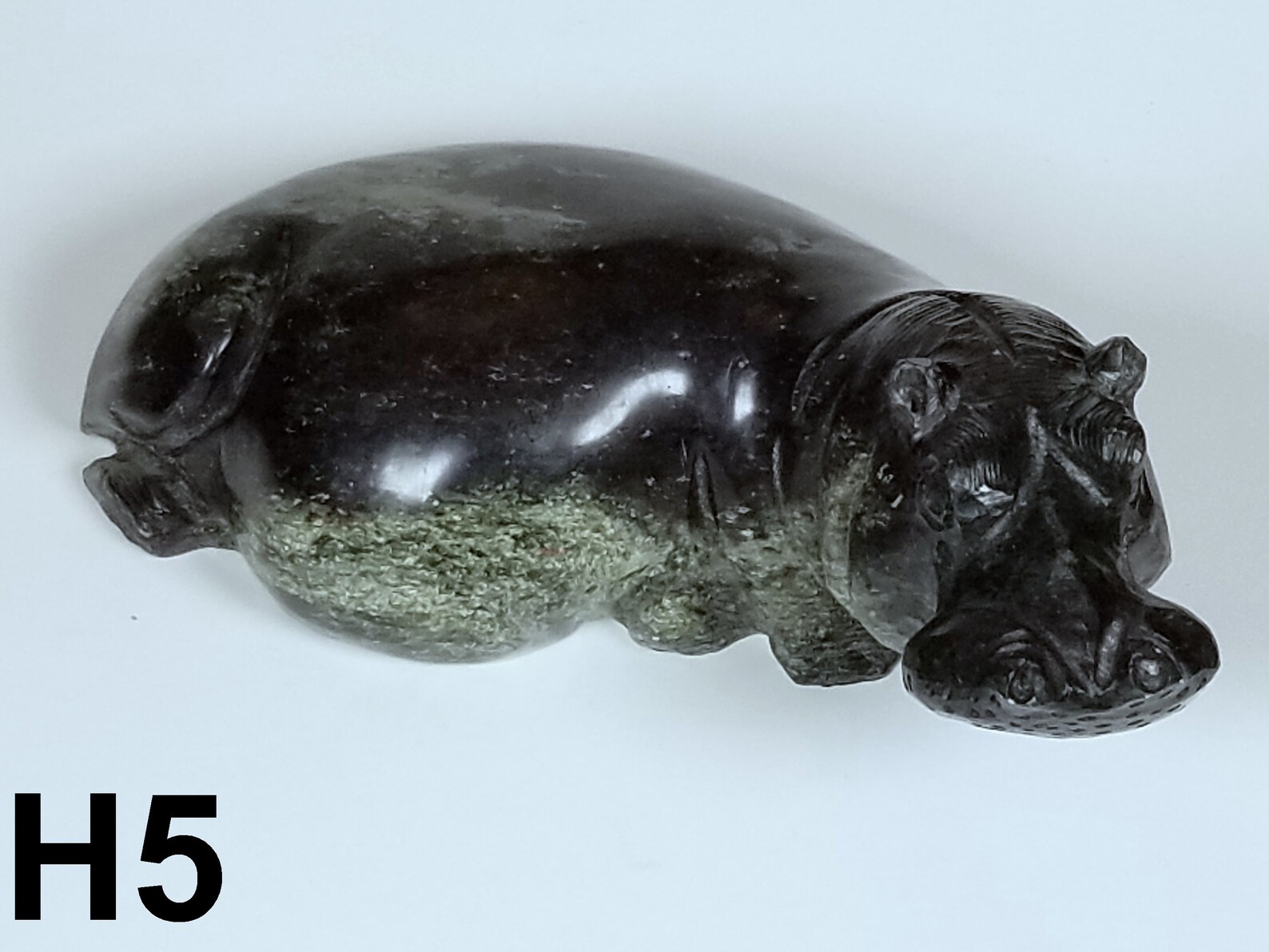 Beautiful Handcarved Stone Hippopotamus From Zimbabwe Hippo Etsy