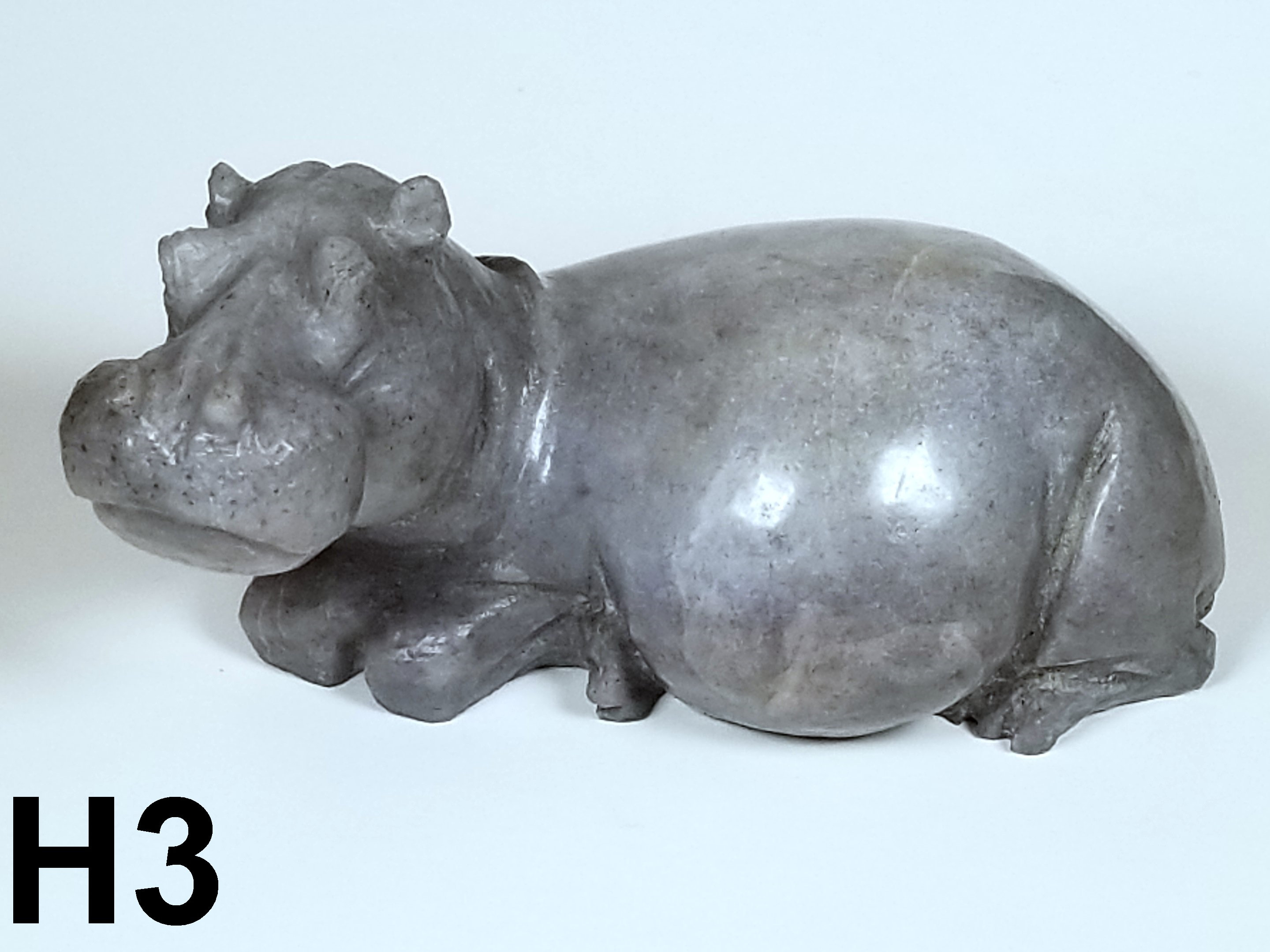 Beautiful HandCarved Stone Hippopotamus from Zimbabwe Hippo Etsy