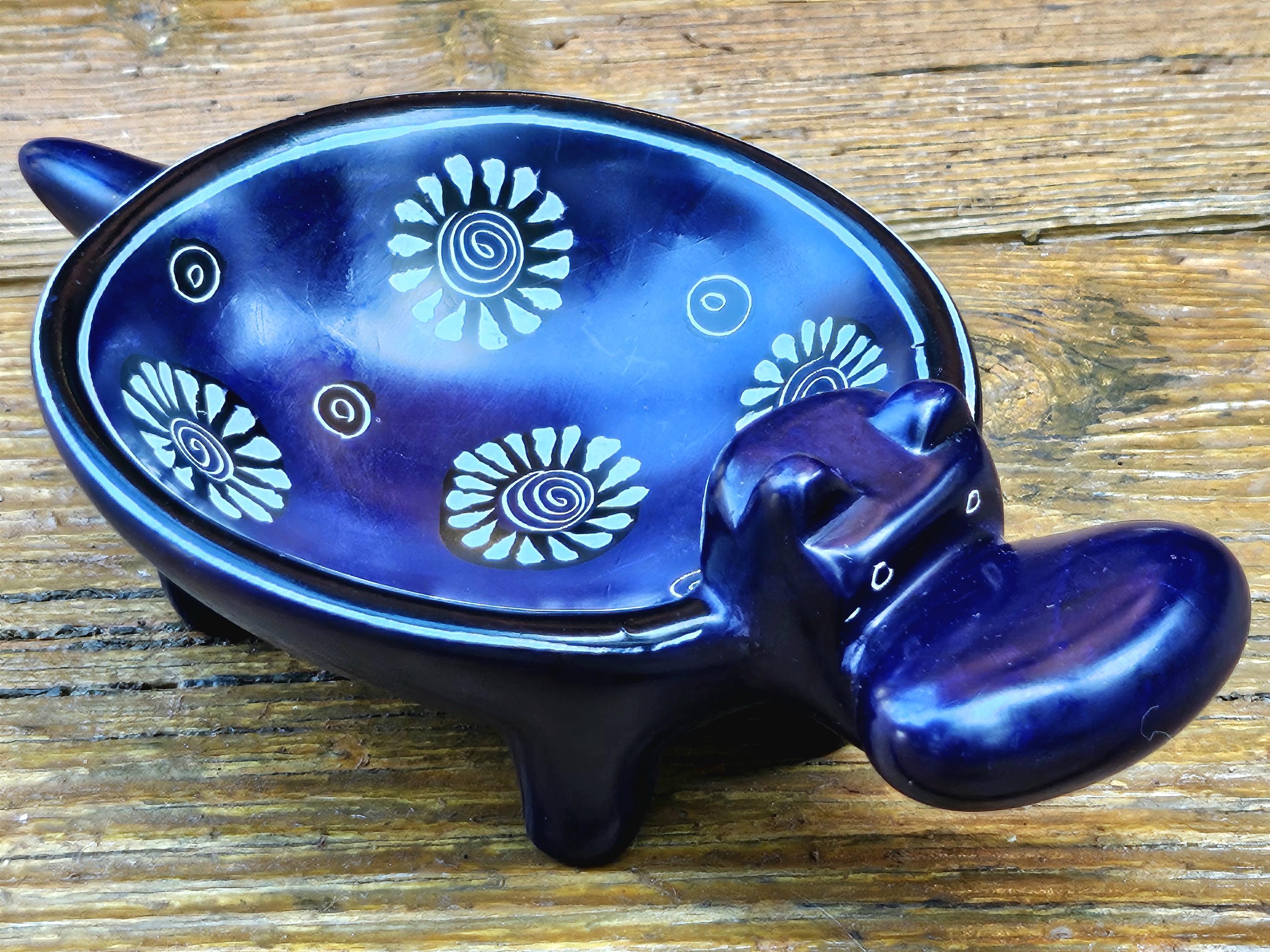 Soapstone Hippo Bowl (5