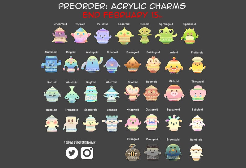 PREORDER Bundle Gyroid Charms ACNH Etsy