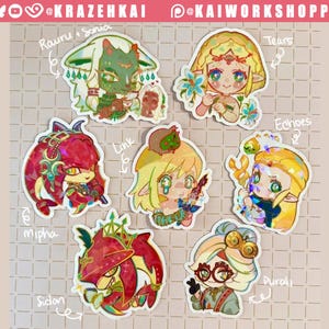 Stickers holographiques LoZ