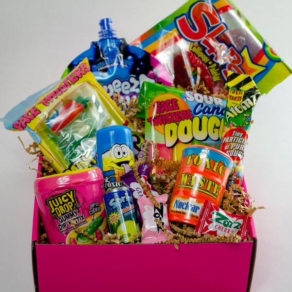 Tiktok Sour Candy Box Etsy
