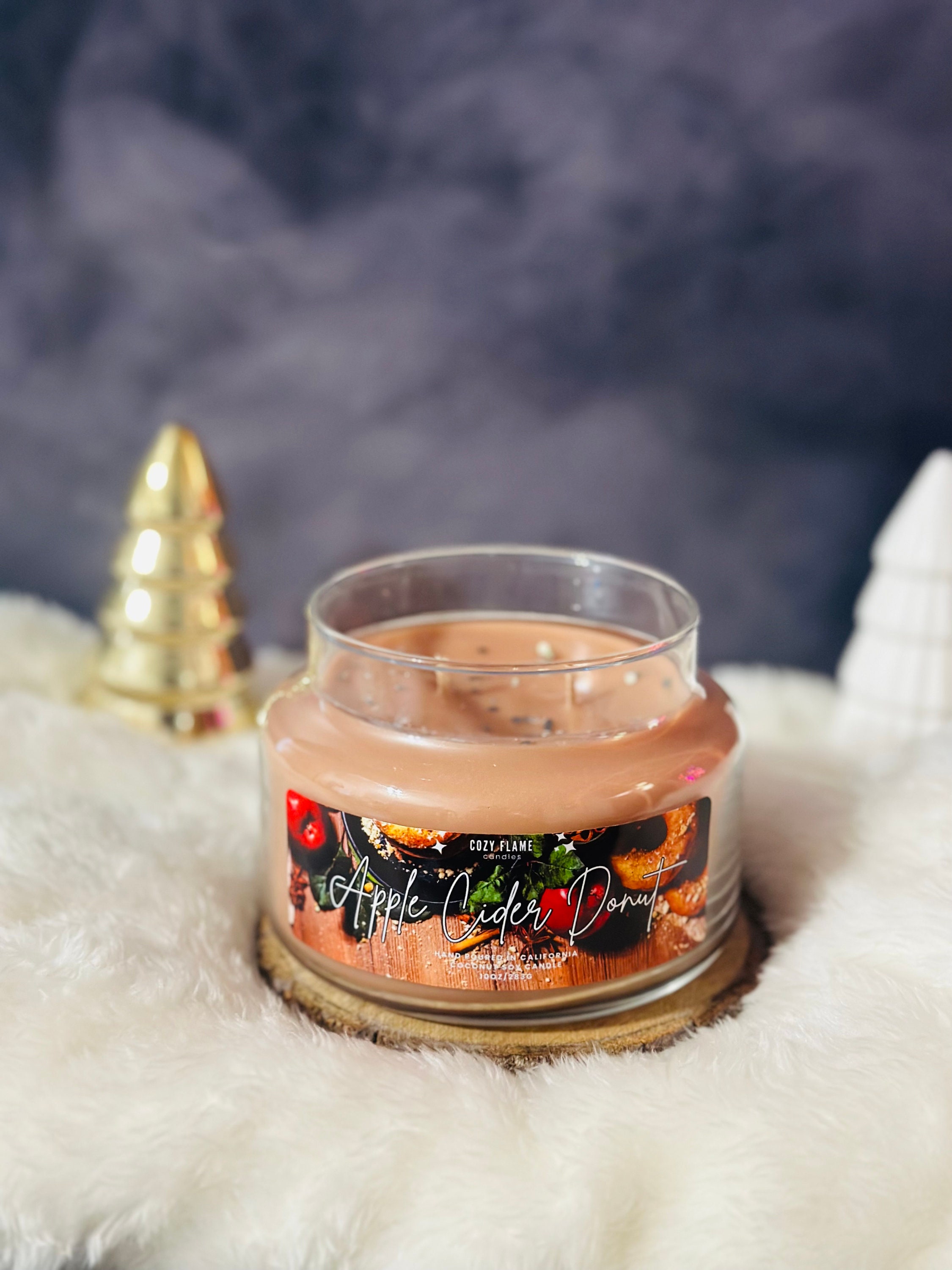 Apple Cider Donut Candle Coconut Soy Wax Etsy