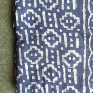 Indigo Blue Color Indian Hand Block Print Scarves Handmade - Etsy