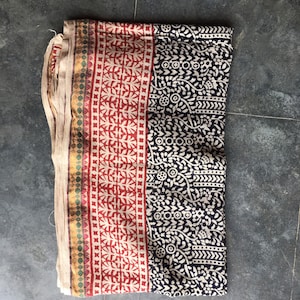 Jari Handblokprint Sjaals Indiase katoenen sarong Decoratieve handgemaakte katoenen strandpareo, bedrukte sarong