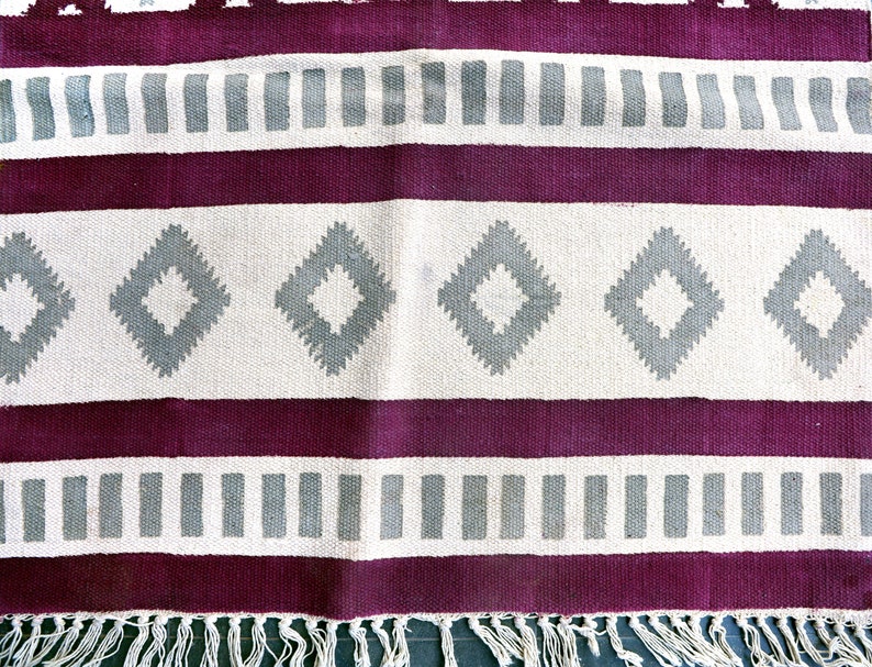 Hand Block Print Runner Rug Hallway Rug 2.5'x Etsy