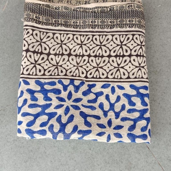 Indian Block Print Sarong, Sarong Beach Wrap, Cotton Sarong,Pareo, Block Print Scarf, Summer Beach Pareo ,Size 44x72 Inc