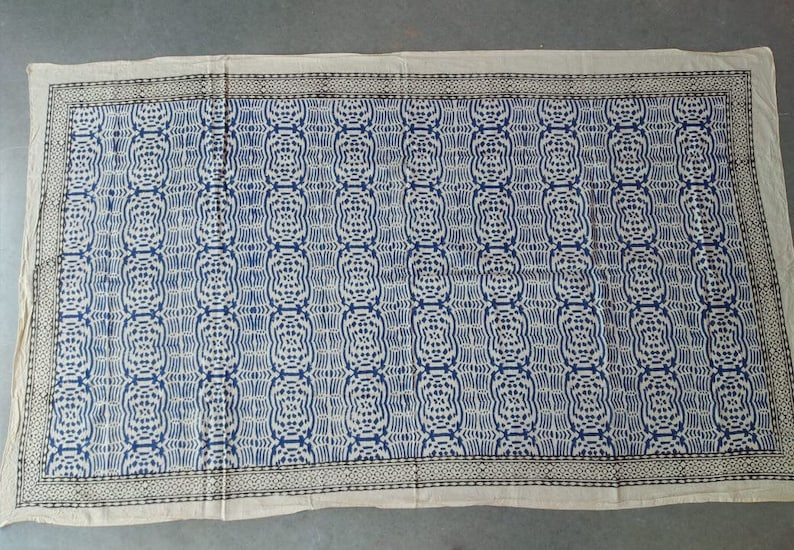 Hand Block Print Scarves Indian Cotton Sarong Decorative | Etsy