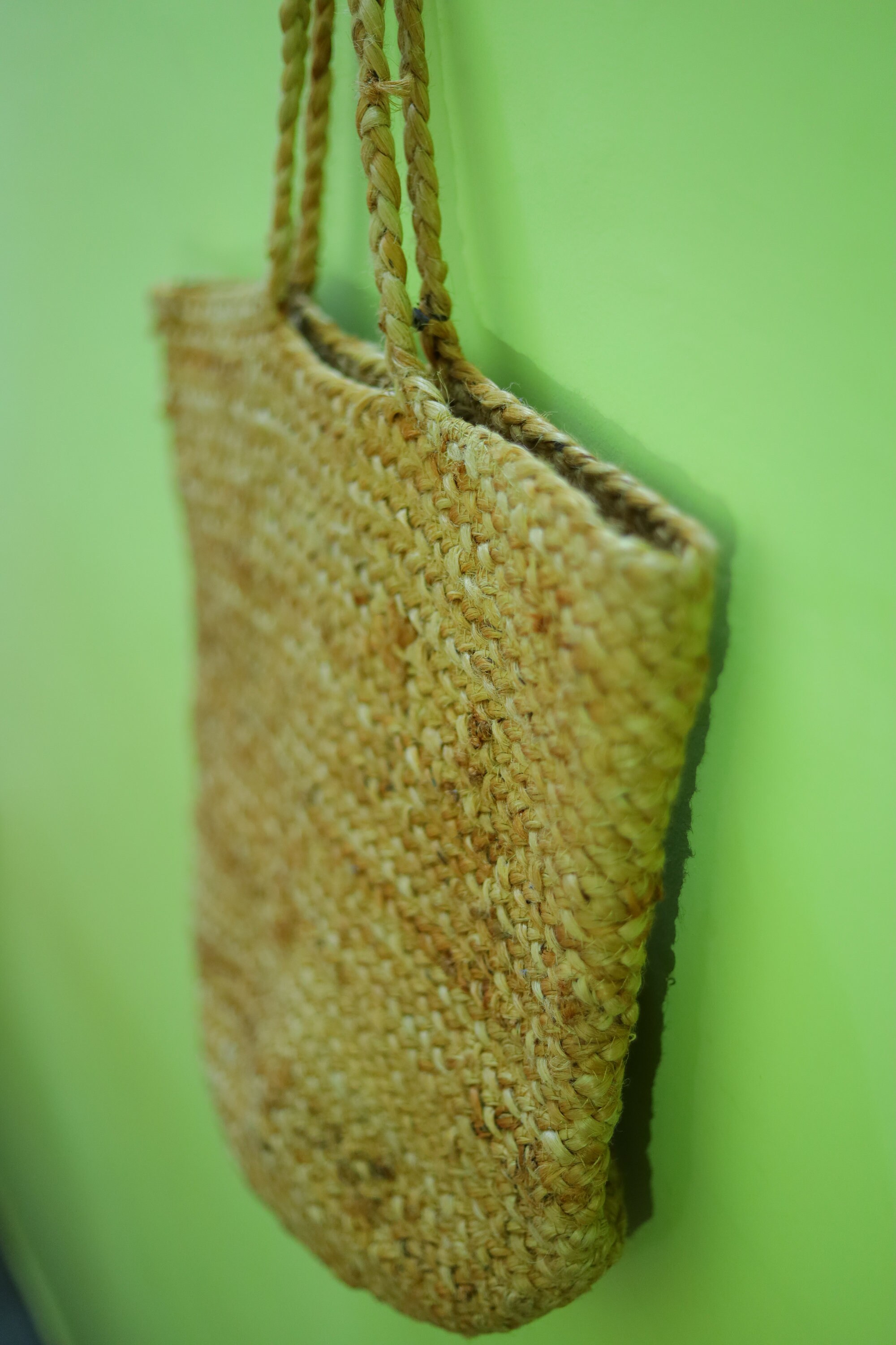 Jute Bag Handbag Jute summer handbags Straw beach bag Woven Etsy