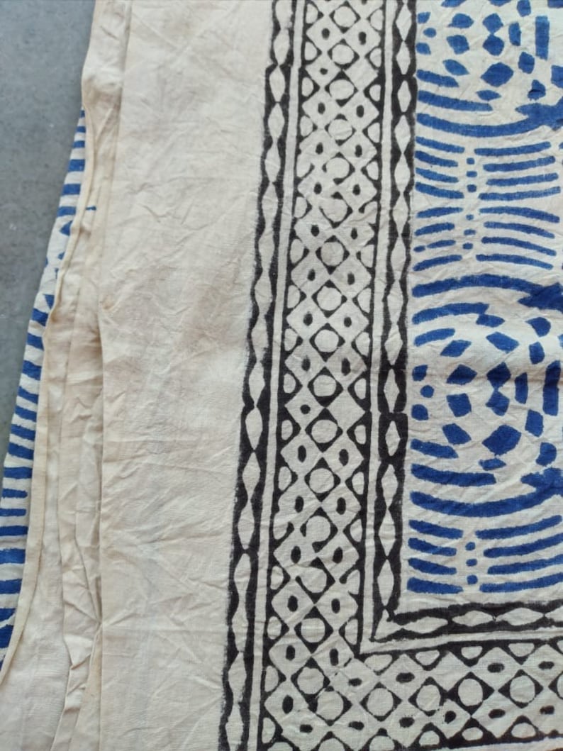 Hand Block Print Scarves Indian Cotton Sarong Decorative | Etsy
