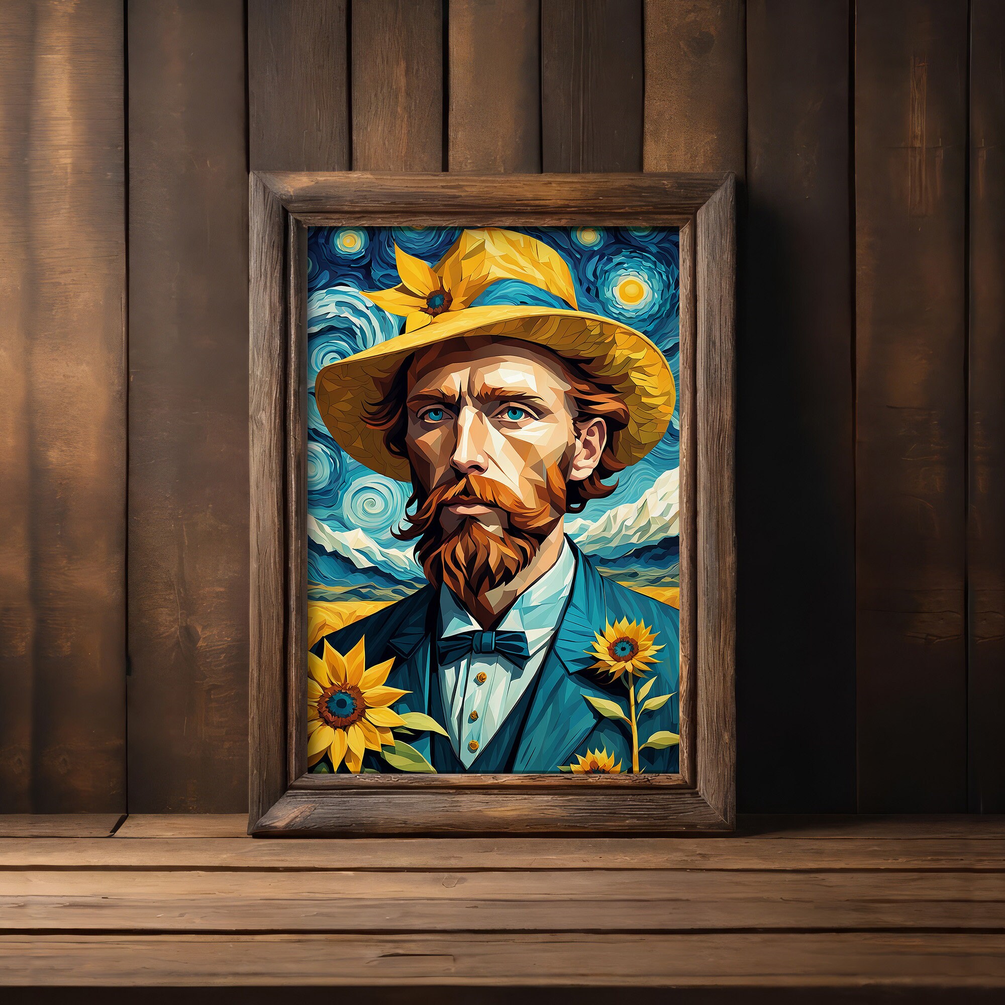 Vincent Van Gogh Style Printable Famous Printable Digital Wall Art ...