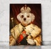 Custom Royal Pet Portrait, Christmas gift, Renaissance Regal Portrait, Funny Pet Gifts, Mother's Day Gift, Cat, dog, King Queen Pet Loss 