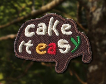 Cake It Easy Iron on Patch