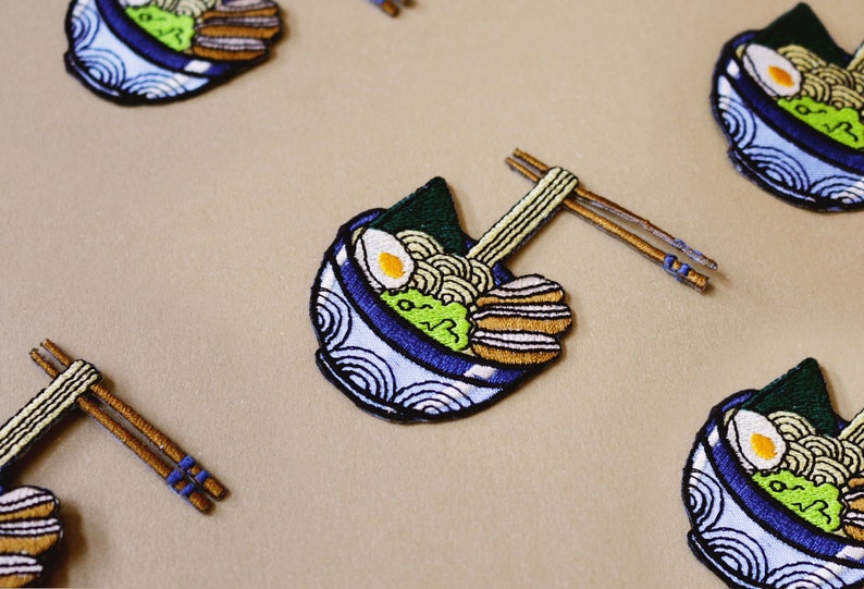 Japanese Ramen Iron On Patch image 2