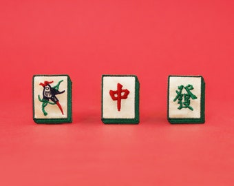 Mahjong Iron On Patch