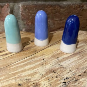 Light Pull Handmade Ceramic with Round Top Pottery bathroom switch pulls